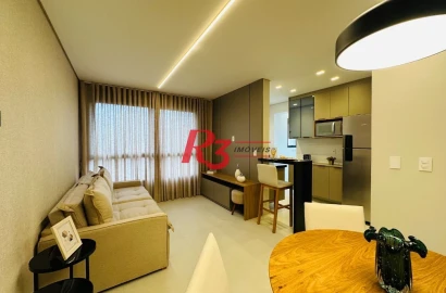 Apartamento à venda, 52 m² por R$ 603.075,00 - Aparecida - Santos/SP