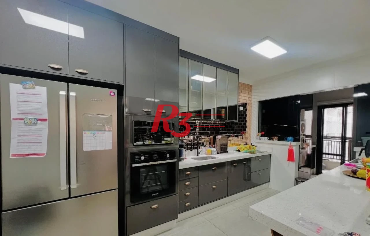 Apartamento com 3 dormitórios à venda, 145 m² por R$ 1.545.000,00 - Vila Guilhermina - Praia Grande/SP