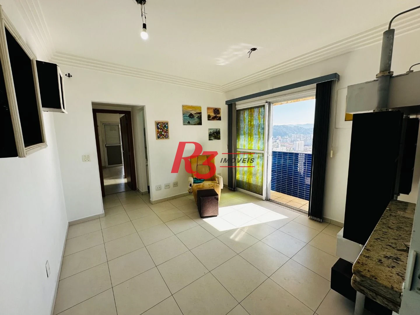Apartamento com 1 dormitório à venda, 50 m² por R$ 520.000,00 - Gonzaga - Santos/SP