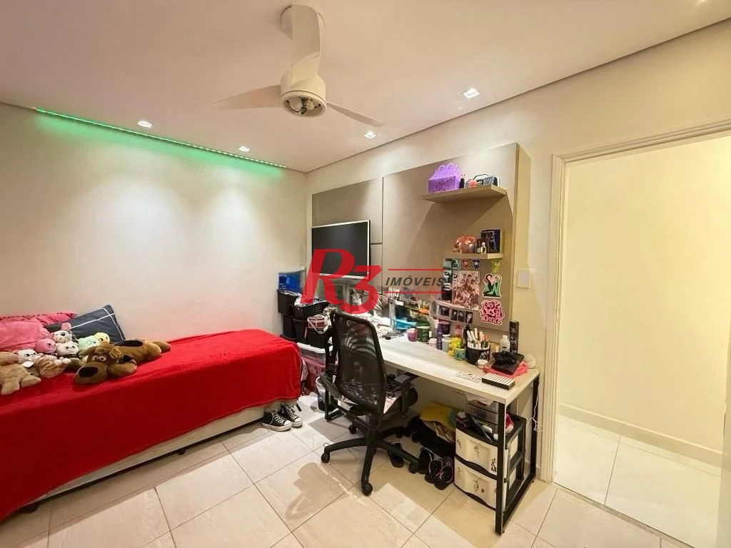 Apartamento com 3 dormitórios à venda, 120 m² por R$ 800.000,00 - Campo Grande - Santos/SP