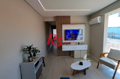 Apartamento com 2 dormitórios à venda, 54 m² por R$ 525.000,00 - Campo Grande - Santos/SP