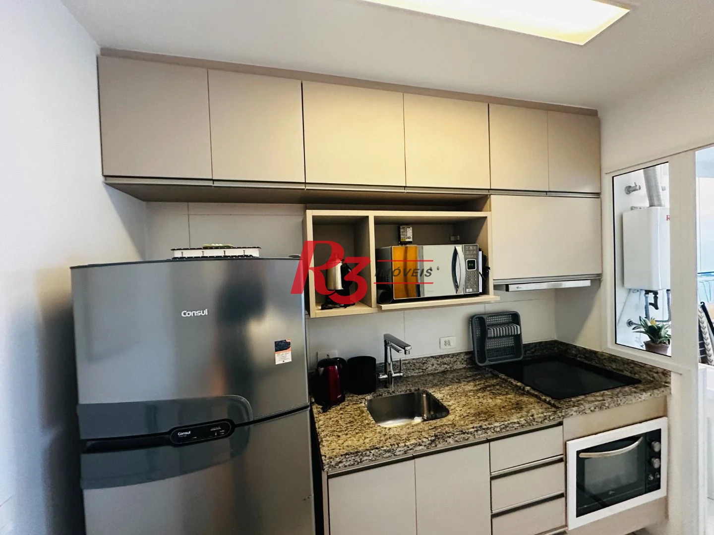 Studio com 1 dormitório para alugar, 49 m² por R$ 4.900,02/mês - Ponta da Praia - Santos/SP