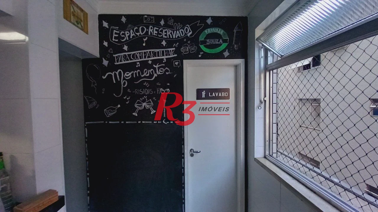 Apartamento com 3 dormitórios à venda, 118 m² por R$ 799.000,00 - Campo Grande - Santos/SP