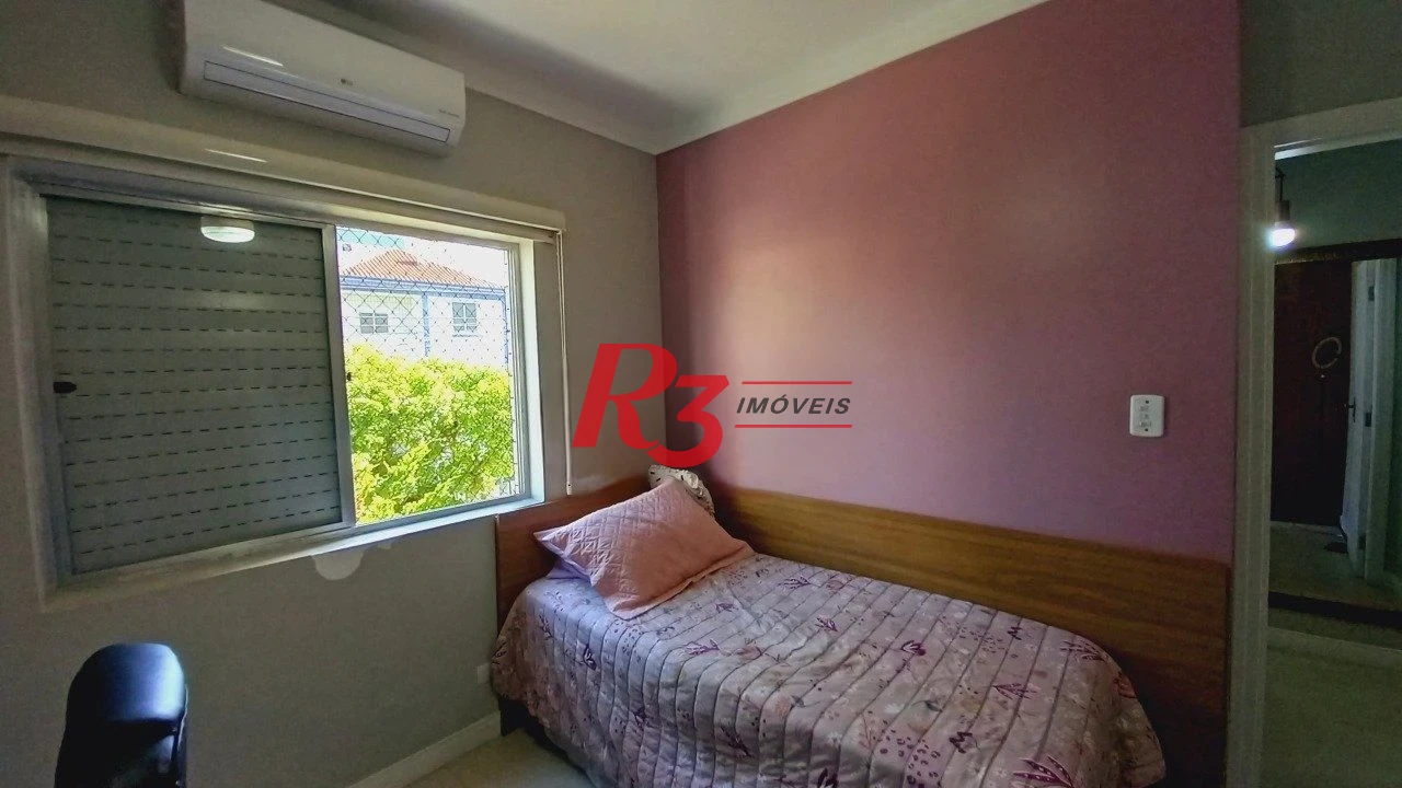 Apartamento com 3 dormitórios à venda, 118 m² por R$ 799.000,00 - Campo Grande - Santos/SP
