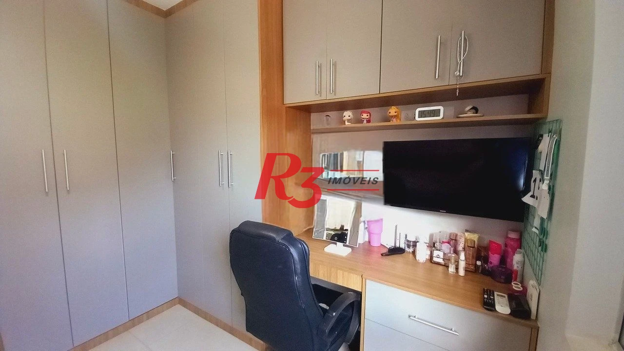 Apartamento com 3 dormitórios à venda, 118 m² por R$ 799.000,00 - Campo Grande - Santos/SP