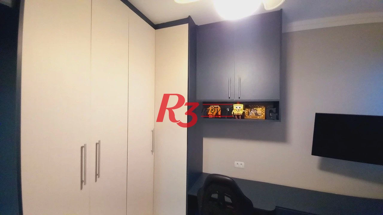 Apartamento com 3 dormitórios à venda, 118 m² por R$ 799.000,00 - Campo Grande - Santos/SP