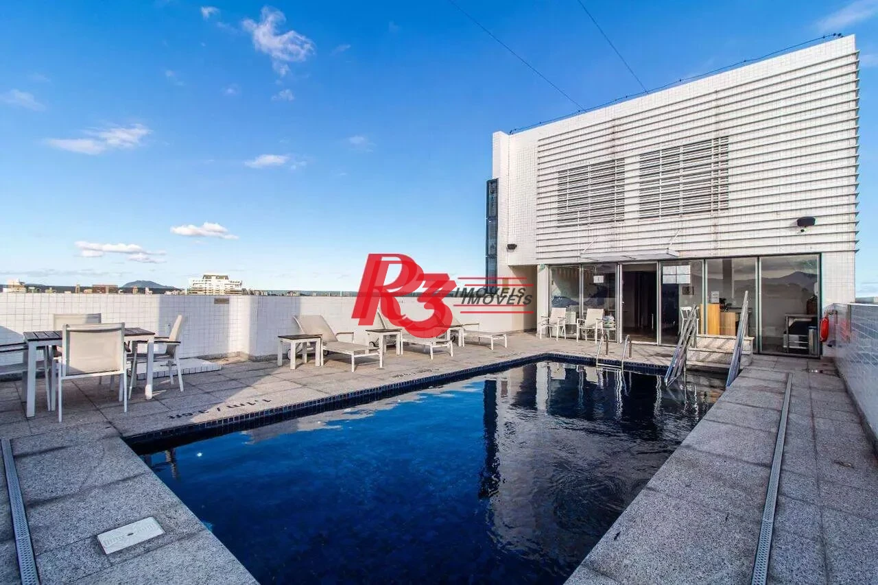 Flat com 1 dormitório à venda, 25 m² por R$ 350.000,00 - Gonzaga - Santos/SP