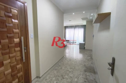 Apartamento com 1 dormitório à venda, 74 m² por R$ 750.000,00 - Ponta da Praia - Santos/SP