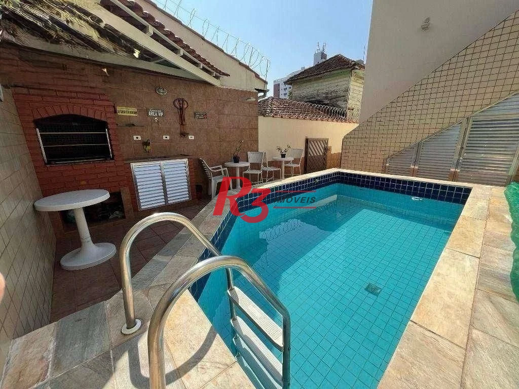 Casa com 4 dormitórios à venda, 173 m² por R$ 1.400.000,00 - Campo Grande - Santos/SP