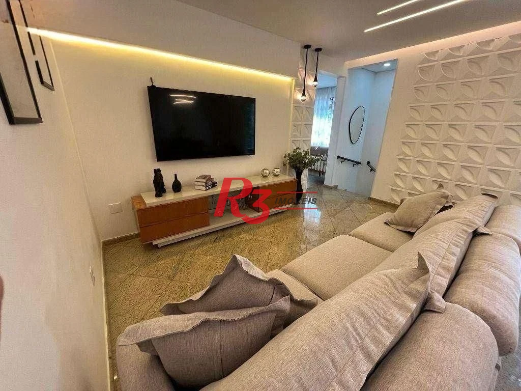Casa com 4 dormitórios à venda, 173 m² por R$ 1.400.000,00 - Campo Grande - Santos/SP
