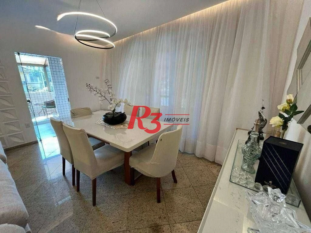 Casa com 4 dormitórios à venda, 173 m² por R$ 1.400.000,00 - Campo Grande - Santos/SP