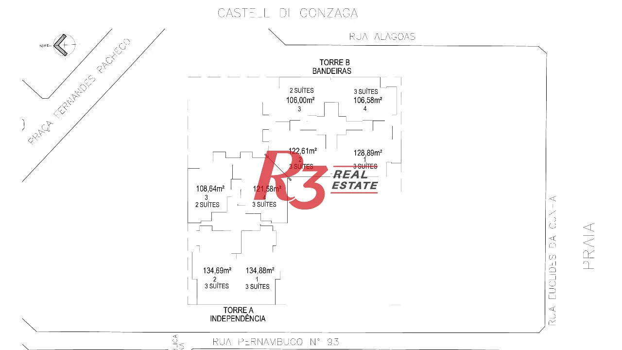Cobertura à venda, 450 m² por R$ 8.900.000,00 - Gonzaga - Santos/SP