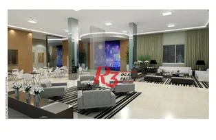 Apartamento com 3 dormitórios à venda, 129 m² por R$ 1.800.000,00 - Aparecida - Santos/SP