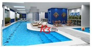 Apartamento com 3 dormitórios à venda, 129 m² por R$ 1.800.000,00 - Aparecida - Santos/SP