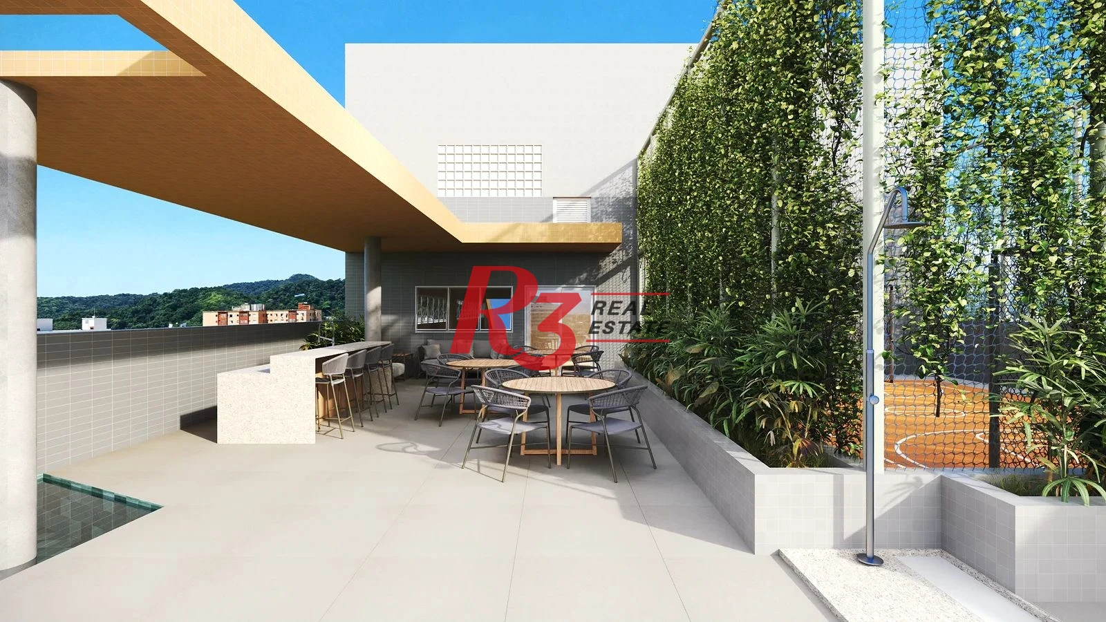 Apartamento novo, com 1 quarto, à venda, 48 m²  1 vaga - Centro - São Vicente/SP