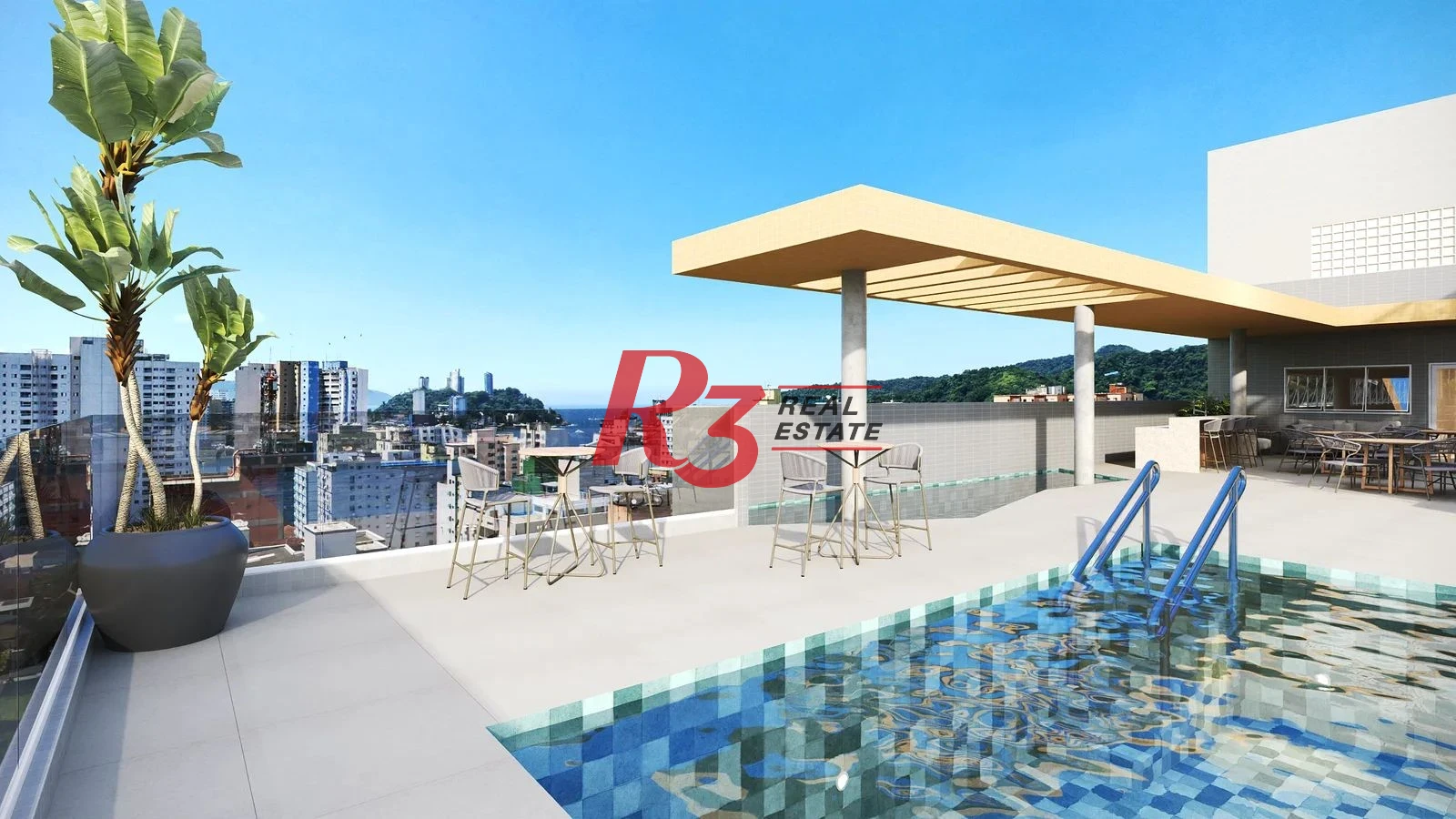 Apartamento novo, com 1 quarto, à venda, 48 m²  1 vaga - Centro - São Vicente/SP