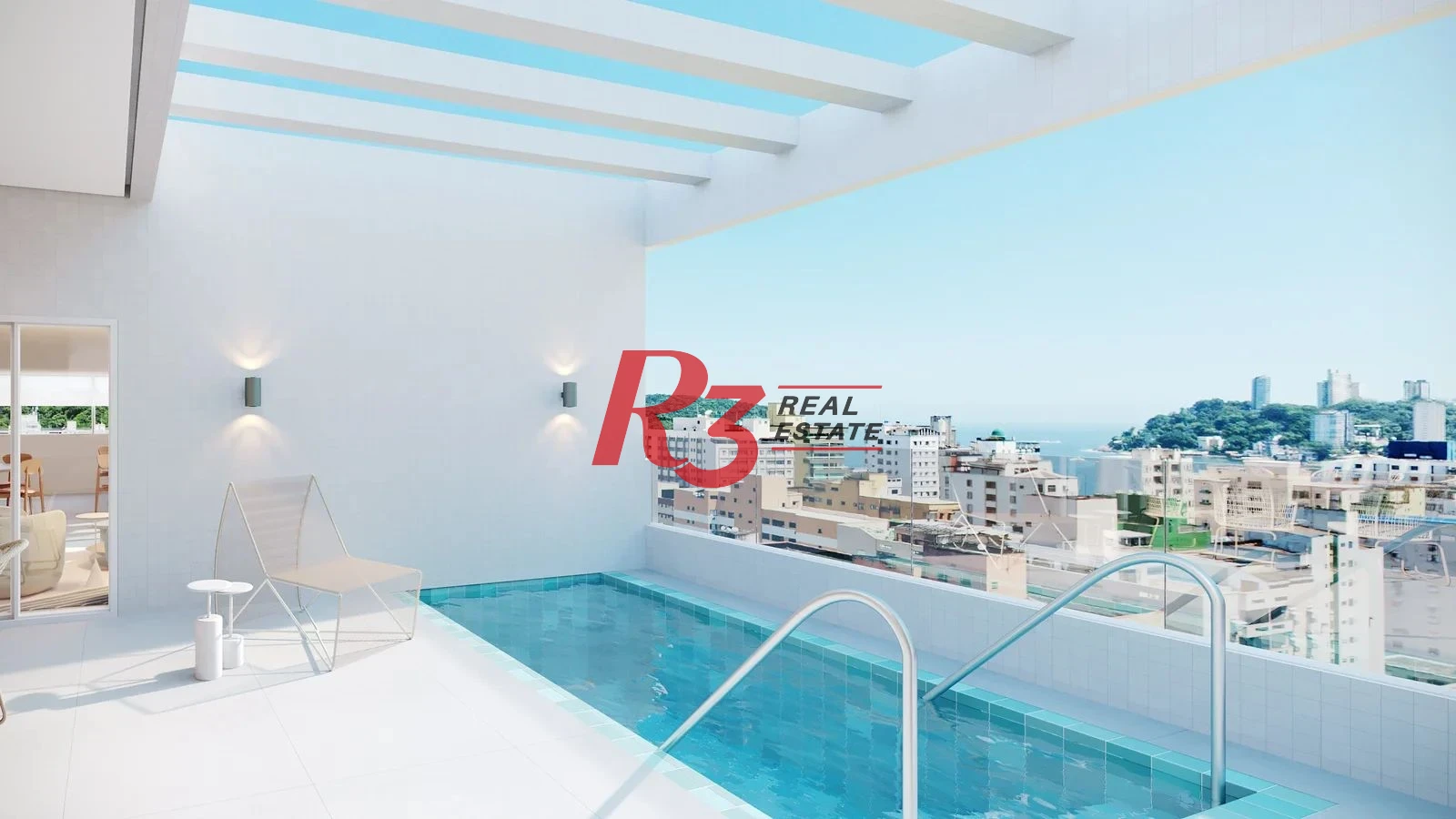 Apartamento novo, com 1 quarto, à venda, 48 m²  1 vaga - Centro - São Vicente/SP