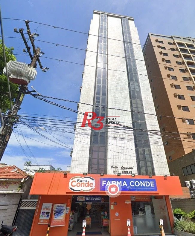 Sala, 62 m² - venda por R$ 375.000,00 ou aluguel por R$ 4.002,00 - Ponta da Praia - Santos/SP