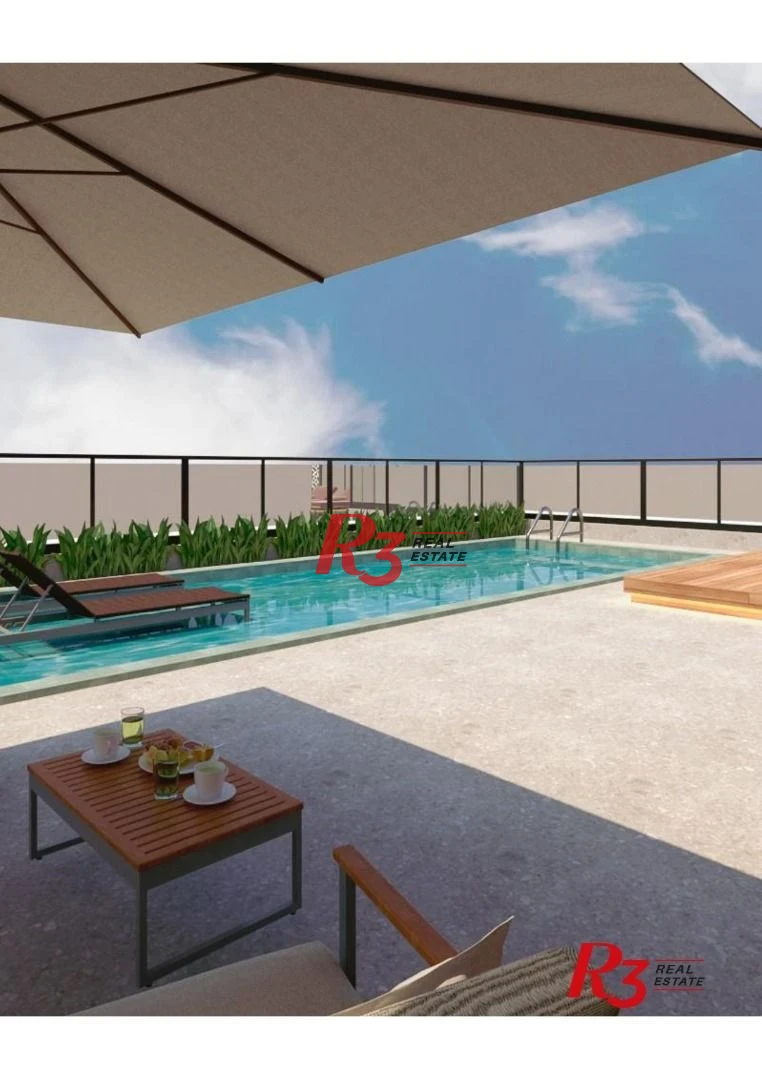 Apartamento com 1 dormitório à venda, 39 m² por R$ 428.000 - José Menino - Santos/SP