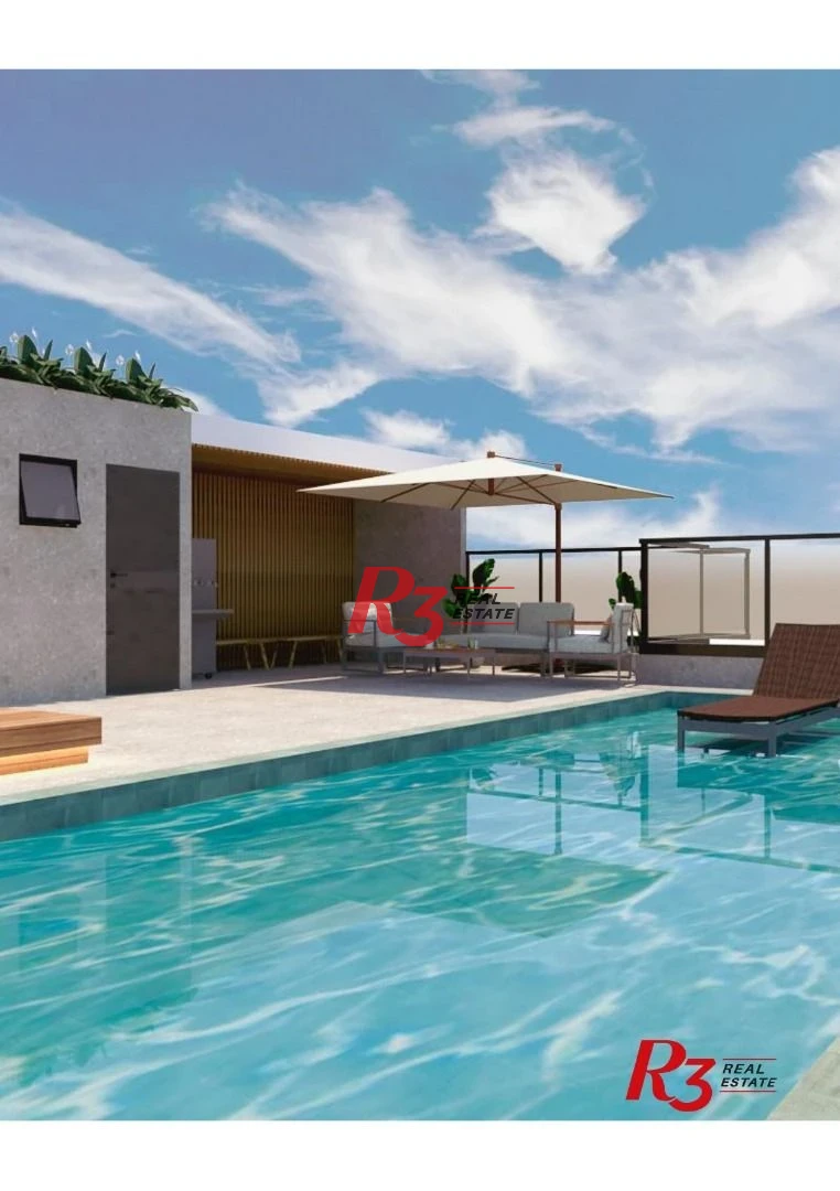 Apartamento com 1 dormitório à venda, 39 m² por R$ 428.000 - José Menino - Santos/SP