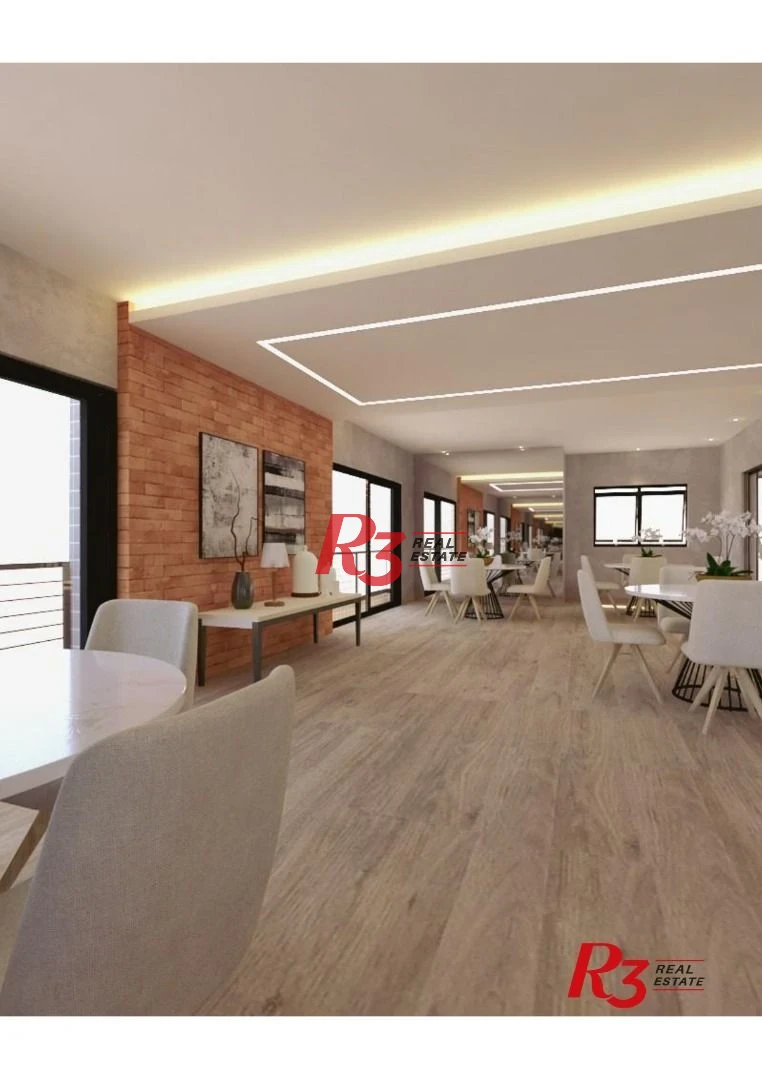 Apartamento com 1 dormitório à venda, 39 m² por R$ 428.000 - José Menino - Santos/SP