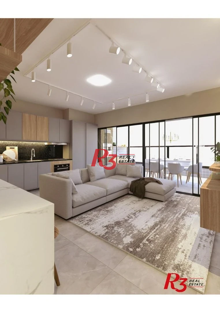 Apartamento com 1 dormitório à venda, 39 m² por R$ 428.000 - José Menino - Santos/SP