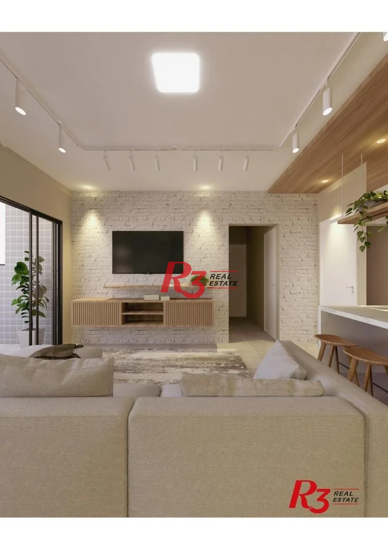 Apartamento com 1 dormitório à venda, 39 m² por R$ 428.000 - José Menino - Santos/SP