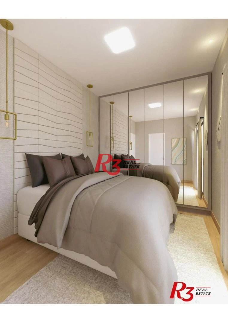 Apartamento com 1 dormitório à venda, 39 m² por R$ 428.000 - José Menino - Santos/SP