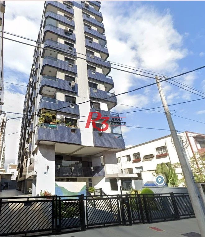 Apartamento com 2 dormitórios à venda, 75 m² por R$ 537.200,00 - Encruzilhada - Santos/SP
