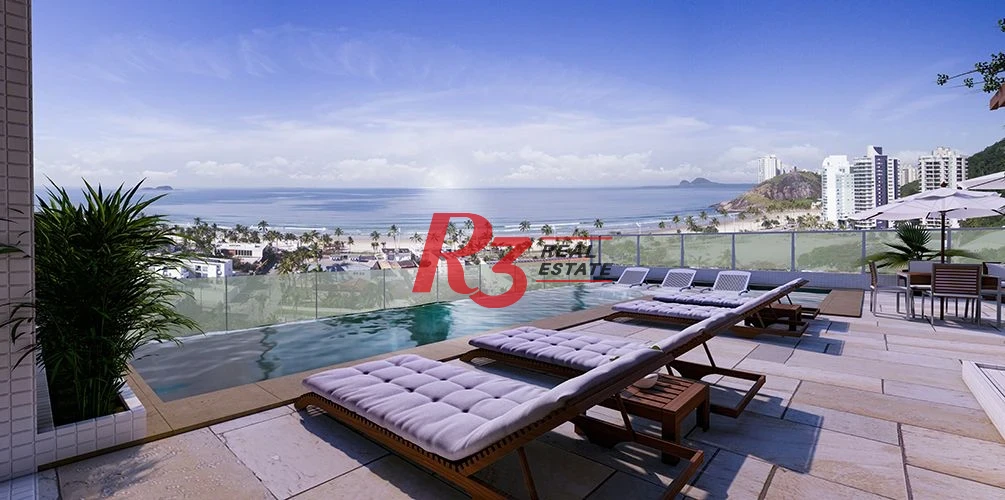 Apartamento com 1 dormitório à venda, 56 m² - Vila Júlia - Guarujá/SP