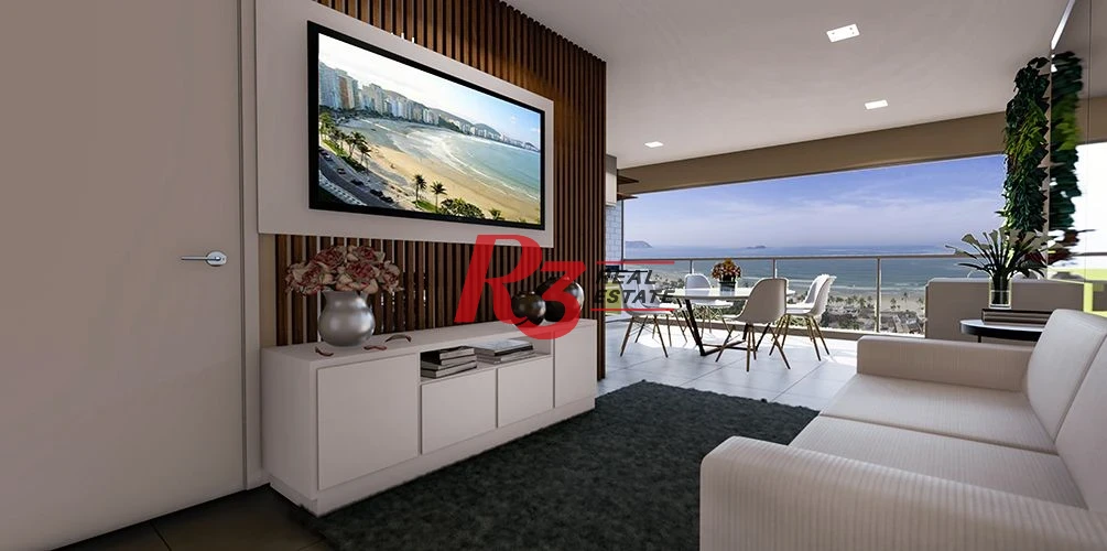 Apartamento com 1 dormitório à venda, 56 m² - Vila Júlia - Guarujá/SP
