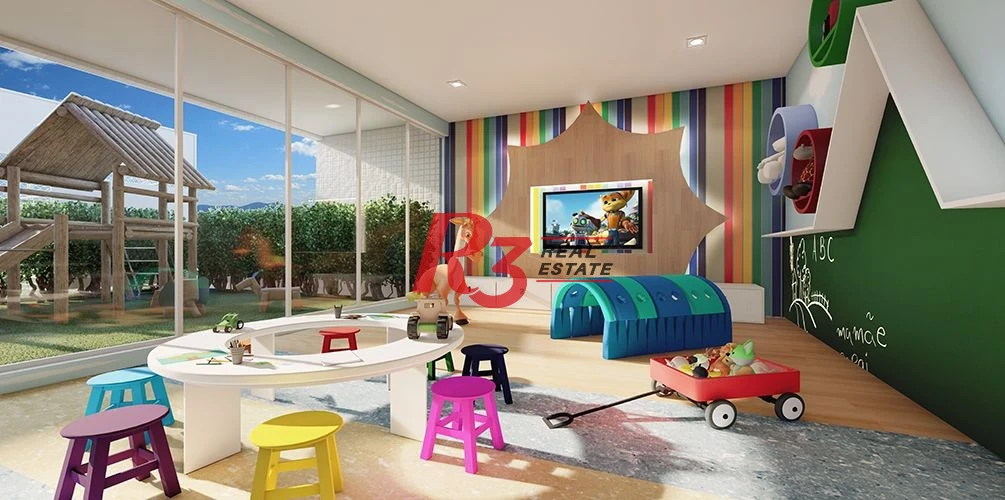 Apartamento com 1 dormitório à venda, 56 m² - Vila Júlia - Guarujá/SP