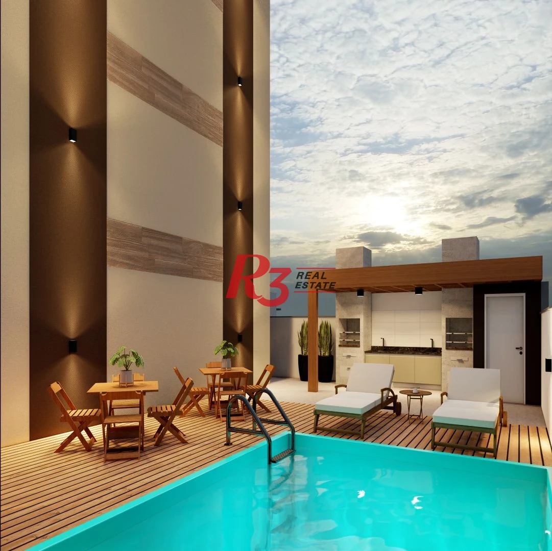 Apartamento à venda, 50 m² por R$ 385.900,00 - Macuco - Santos/SP