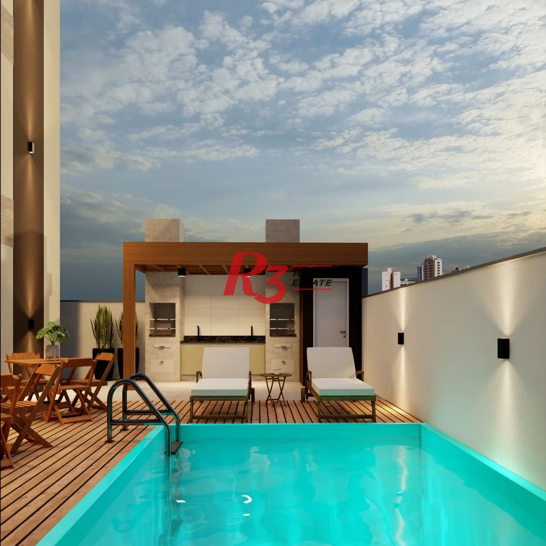 Apartamento à venda, 50 m² por R$ 385.900,00 - Macuco - Santos/SP