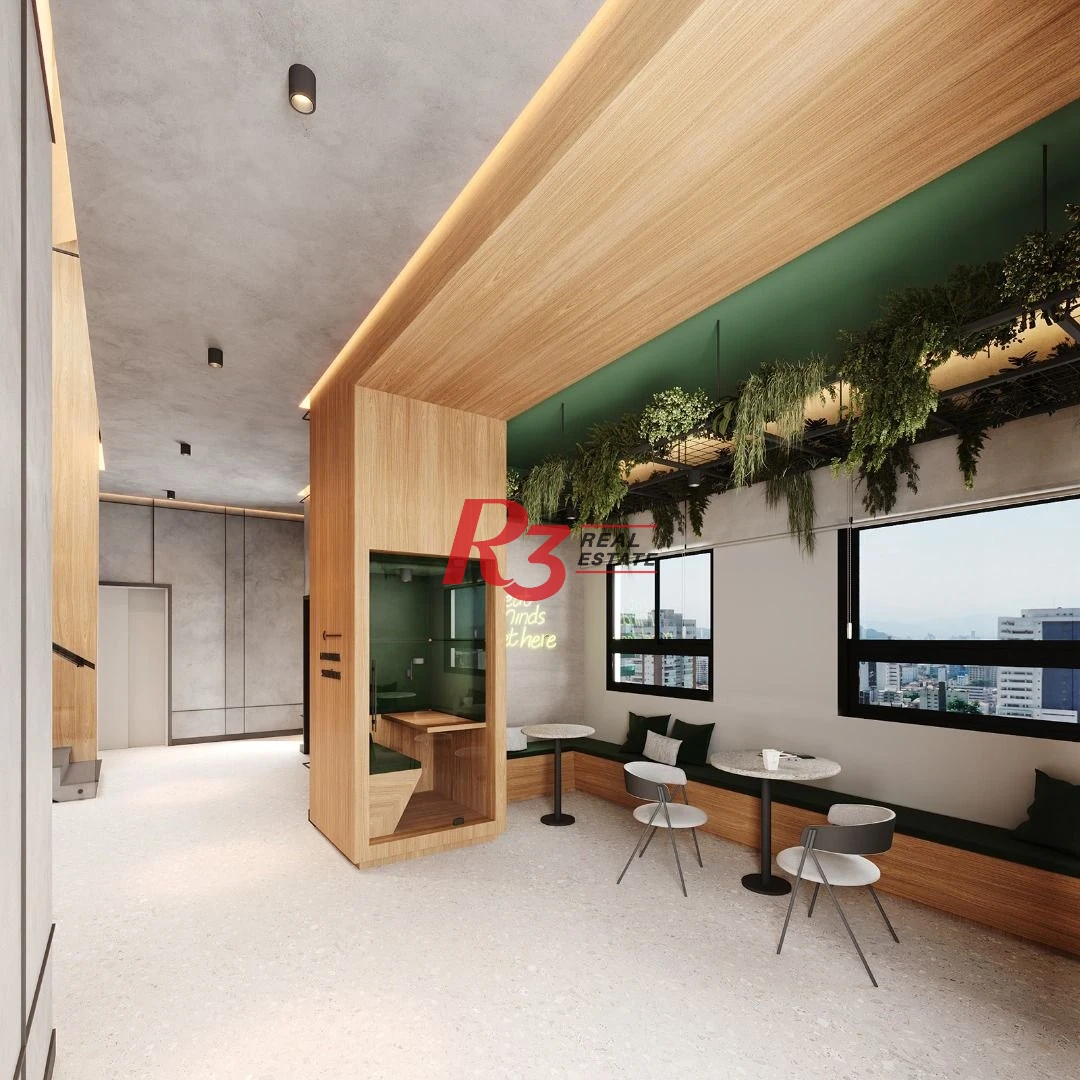 Studio à venda, 39 m² por R$ 625.000,00 - Boqueirão - Santos/SP