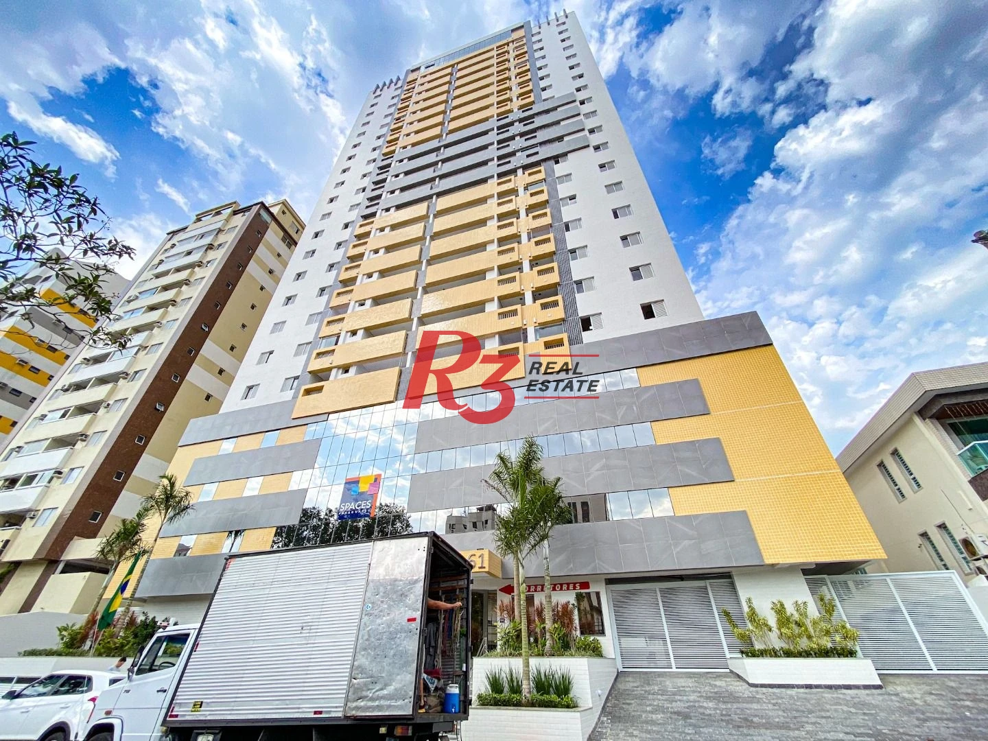 Apartamento com 2 dormitórios para alugar, 69 m² por R$ 5.500,00/mês - Boqueirão - Santos/SP