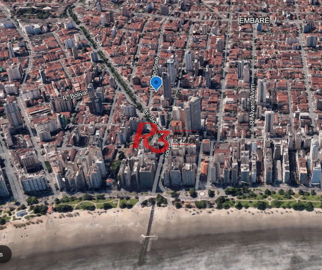 Apartamento à venda, 116 m² por R$ 1.810.000,00 - Embaré - Santos/SP