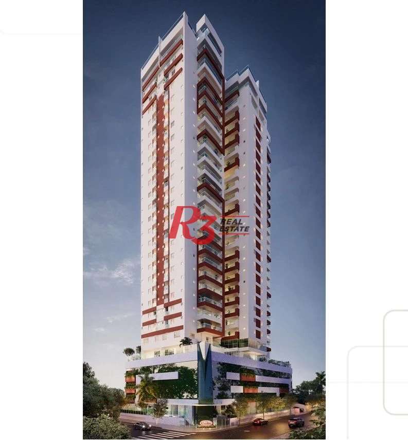Apartamento à venda, 116 m² por R$ 1.810.000,00 - Embaré - Santos/SP