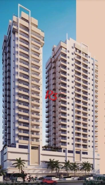 Apartamento com 2 dormitórios à venda, 74 m² por R$ 756.000 - Gonzaga - Santos/SP