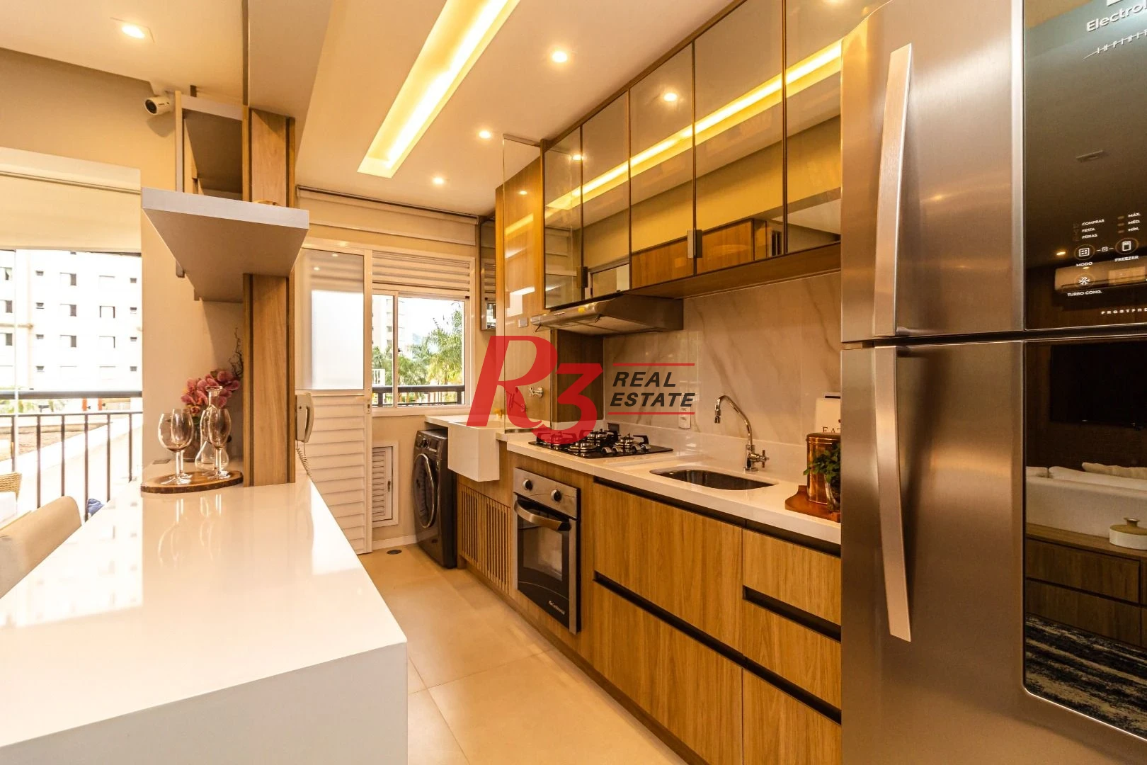 Apartamento com 2 quartos à venda, 63 m² por R$ 700.000 - Marapé - Santos/SP