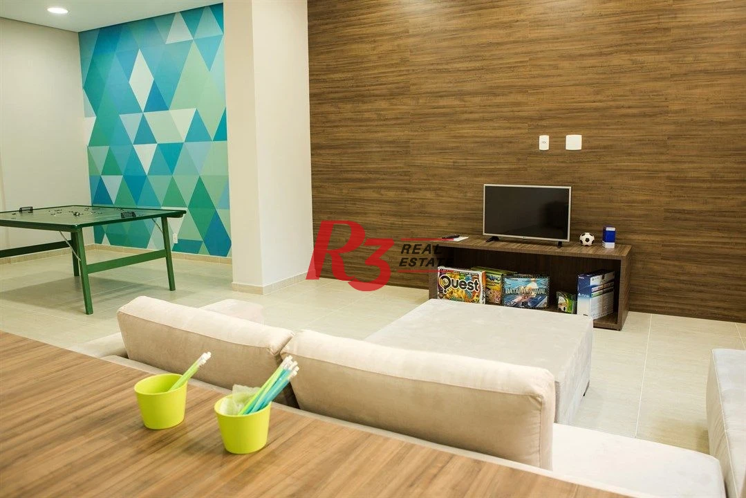 Apartamento com 2 quartos à venda, 63 m² por R$ 700.000 - Marapé - Santos/SP