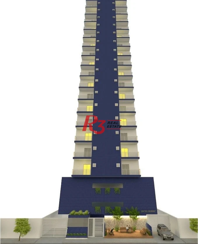 Apartamento à venda, 37 m² por R$ 388.000,00 - Macuco - Santos/SP