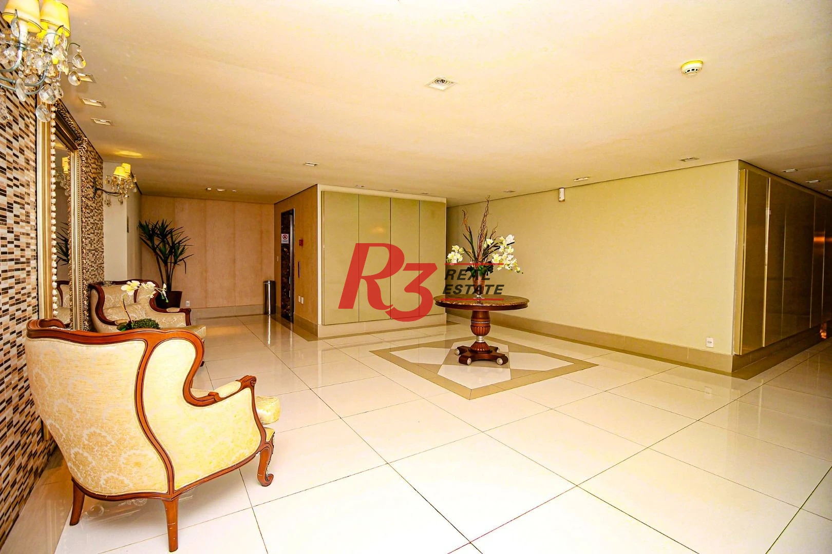 Apartamento para alugar, 232 m² por R$ 29.000,02/mês - Aparecida - Santos/SP