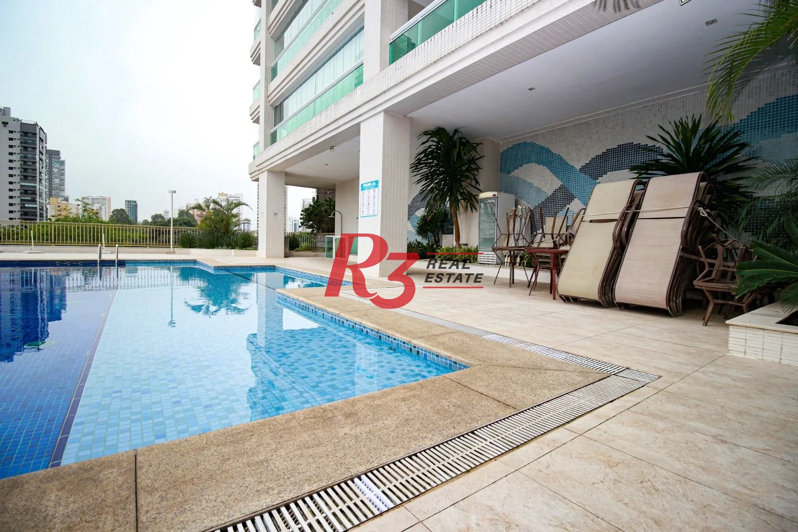 Apartamento para alugar, 232 m² por R$ 29.000,02/mês - Aparecida - Santos/SP