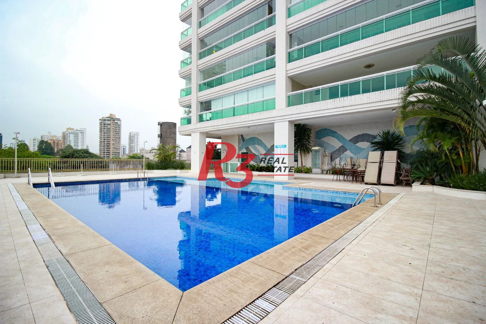 Apartamento para alugar, 232 m² por R$ 29.000,02/mês - Aparecida - Santos/SP