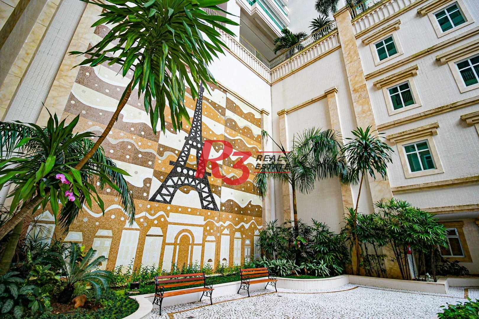 Apartamento para alugar, 232 m² por R$ 29.000,02/mês - Aparecida - Santos/SP
