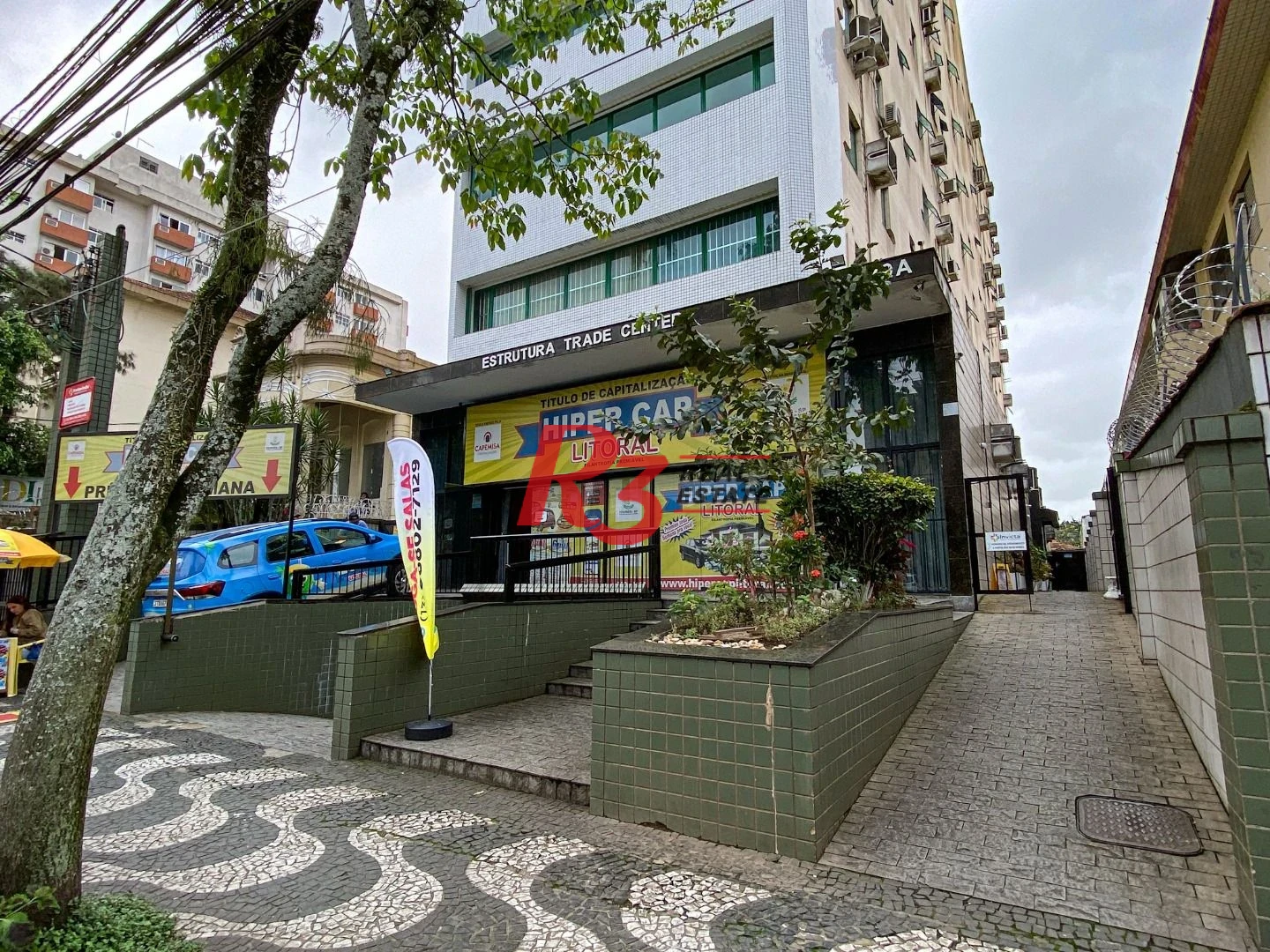 Sala para alugar, 121 m² por R$ 5.000,00/mês - Gonzaga - Santos/SP