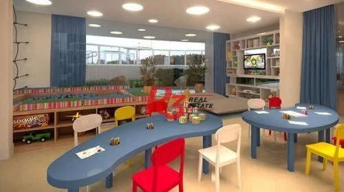 Apartamento com 2 dormitórios à venda, 111 m² - Boqueirão - Praia Grande/SP