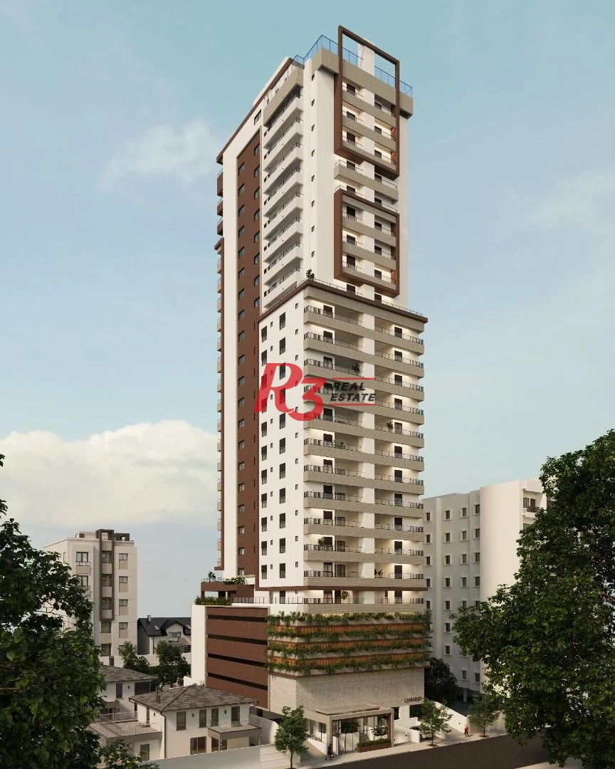 Apartamento à venda, 162 m² por R$ 1.808.035,64 - Boqueirão - Santos/SP