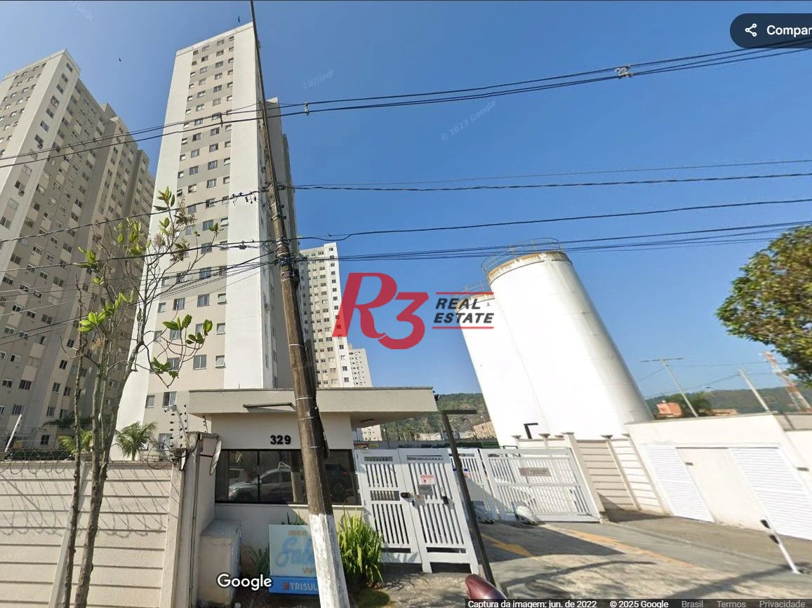 Apartamento com 2 dormitórios à venda, 40 m² por R$ 295.000,00 - Castelo - Santos/SP